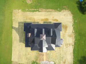 aerial view of roof